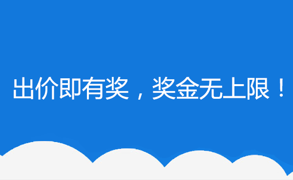 出价即有奖，奖金无上限！